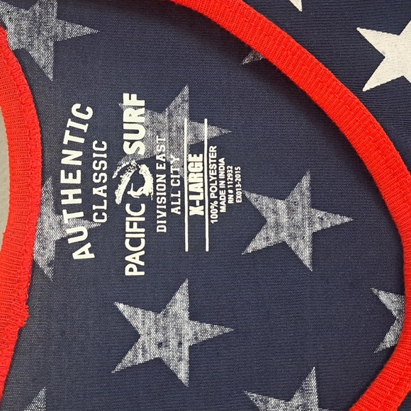 Men's USA Flag Tank Top America Stars & Stripes Size XL - Picture 6 of 7